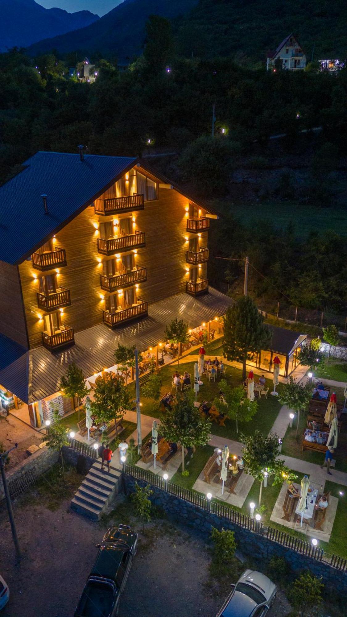 Hotel Jezerca Theth Esterno foto